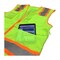 Pip ANSI Type R Class 2 Two-Tone Ten Pocket Surveyors Tech Vest 302-0700-LY/S - alternate 3