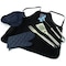 Picnic Time Family Of Brands NCAA Rhode Island Rams BBQ Apron Tote Pro Grill Set, Heavy Duty BBQ Apron For Men 635-88-179-934-0 - alternate 1