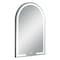 Homeroots 31" Clear Lighted Arch Unframed Bathroom Vanity Mirror 564829 - alternate 3