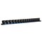 Capri Tools 3/8 in. Drive Stubby Impact Socket Set, Metric, 8 to 24 mm, 17-Piece with Blue Aluminum Socket Rail CP53425RBL - alternate 1