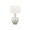 Monarch Specialties Lighting, 26"h, Table Lamp, Silver Glass, Ivory / Cream Shade, Contemporary, Modern I 9897 - alternate 1