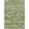 Homeroots 5' X 8' Olive Green And Fern Green Southwestern Washable Indoor Outdoor Area Rug 588715 - alternate 2