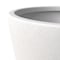 Leisuremod Dahlia Tapered Round Fiberstone & MgO Clay Planter with Cover, Weather-Resistant DP14W - alternate 2