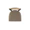 Holland Bar Stool Co Revelle 36in Swivel Extra Tall Bar Stool with Pewter Finish, Medium Back and Canter Earth Seat 881 - alternate 2