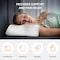 Simple Deluxe Cervical Pillow for Neck and Shoulder Support, Odorless for Pain Relief, Ergonomic Memory Foam Cont 3A88HKPILONECKQUEENGRY - alternate 2