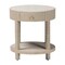 Bali & Pari Sadia Bohemian Woven Natural Grasscloth 1-Drawer Nightstand 254-14033-ZORO - alternate 3