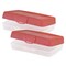 Storex Large Pencil Box, Red, 2PK 61612U12C - alternate 1