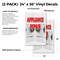 Signmission Appliance Repair, Vinyl Decals Only 24 Inch x 36 Inch, Vinyl Decal, 2PK DSB-2436-2PACK-Appliance Repair - alternate 2