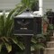 Architectural Mailboxes Hamilton Premium Post-Mount Security Mailbox, Black HM200BAM - alternate 3