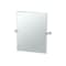 Gatco Glam 24" Frameless Rectangle Mirror, Satin Nickel 4649SM - alternate 1