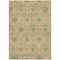 Homeroots 3' X 5' Olive Green And Fern Green Medallion Washable Indoor Outdoor Area Rug 587794 - alternate 4