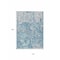 Homeroots 10' X 14' Teal Blue And Ivory Abstract Washable Indoor Outdoor Area Rug 612772 - alternate 2