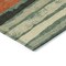 Homeroots 3' X 5' Sage Black And Red Striped Washable Indoor Outdoor Area Rug 598926 - alternate 3