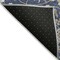 Homeroots 8' Navy Blue Brown And Ivory Round Moroccan Washable Indoor Outdoor Area Rug 605165 - alternate 3