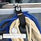 Grizzly Supply Storage Strap, 7, 10, 13 in L, 1, 1.5, 2 in W, Hook and Loop Closure, Grommet, Reusable, Black, 6PK GS-HLSS7x10x13-0 - alternate 3