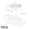 Taiki Taiki 6" 1.5mm X 60 Degree 3 Piece Aluminum Soft Jaw Set 3900-4766 - alternate 2