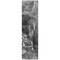 Homeroots 8' Runner Black Gray and White Abstract Washable Non Skid Indoor Outdoor Runner Rug 559443 - alternate 2