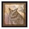 Homeroots Owl 2 Black Framed Print Wall Art 404738 - alternate 1