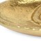 Homeroots 8" Gold Cast Iron Mod Abstract Face Oval Trinket Tray 571244 - alternate 3