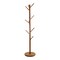 Homeroots 67in Brown Solid Wood Ten Hook Freestanding Coat Rack 724375 - alternate 1