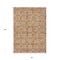 Homeroots 3' X 5' Copper Gray And Beige Floral Washable Indoor Outdoor Area Rug 595937 - alternate 2