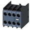 Siemens auxiliary switch, on the front, 1 NO + 3 NC, 53/54, 61/62, 71/72, 81/82 3RH2911-1GA13 - alternate 1