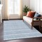 Homeroots 10' X 14' Blue And Denim Blue Southwestern Washable Indoor Outdoor Area Rug 587523 - alternate 3