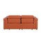Homeroots 73in Orange and Black Italian Leather Power Reclining Loveseat 720485 - alternate 3
