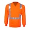 2W International Long Sleeve, X-Large, Orange, Class 2 TLBE123C-2 L - alternate 1