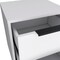 Homeroots 19" White Wood Two Drawer Nightstand 543652 - alternate 2