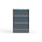 Strong Hold 3 drawer cabinet - (1x 11ft, 2x 12ft) - Blue accents - Electronic Lock S3044-PPRAS-0301FS - alternate 1