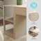 Martha Stewart Kayden Home Office Modular 2 Tier Bookshelf in Light Natural NAN-FY-23042-SF-LNT-MS - alternate 2