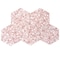Apollo Tile Zenith 9 x 11 in. Matte Blush Pink Porcelain Hexagon Wall and Floor Tile 8.07 sq ft/case, 16PK HEX88TERROSA - alternate 3