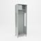 Pucel Athletic Gear Locker, 24 in W x 72 in H x 18 in D, Top Cabinet, 4 in Legs, Gray GL-2472-18-TL - alternate 1