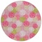 Homeroots 8' Pink Green And Ivory Round Polka Dot Washable Indoor Outdoor Area Rug 594276 - alternate 3