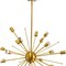 Homeroots Gold Multi Light Metal Dimmable Chandelier 611342 - alternate 2