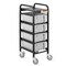 Luxor 4-Bin Industrial Lug Cart UCWS002 - alternate 4