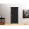 Vdomdoors Sliding Closet Bi-fold Doors 48 x 96 inches, Mela 7001 Painted Black, Sturdy Tracks Moldings Trims MELA7001BF-TCF-48 x 96 (2* 24x96) - alternate 2