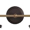 Jonathan Y July 26.5" 3-Light Industrial Farmhouse Metal Vanity Light, Oil Rubbed Bronze/Brass Gold JYL7428C - alternate 2