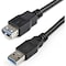 Startech.Com 2m Black SuperSpeed USB 3.0 Extension Cable - 5Gbps - A to A - Male to Female USB 3.0 USB3SEXT2MBK - alternate 1