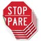 Signmission Stop Pare, 4 inch X 4 inch, Vinyl Decal, 5PK OC-D-5PACK-4-6 - alternate 1