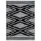World Rug Gallery Geometric Shag Area Rug 5 ft x 7 ft Anthracite WR117ANTHRACITE5X7 - alternate 3