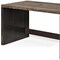 Homeroots 52" Dark Brown and Gray Writing Desk 380202 - alternate 3