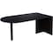 Boss Bullet Desk, Mocha, 71"x35" N147-MOC - alternate 1