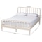 Baxton Studio Braith Farmhouse Ivory Spindle Wood King Size Platform Bed 258-14207-ZORO - alternate 3