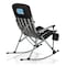 Picnic Time Family Of Brands NCAA North Carolina Tar Heels Outdoor Rocking Camp Chair - XL Heavy Duty Camping Chair 805-01-175-414-0 - alternate 2