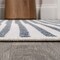 Jonathan Y Shutter Minimalist Striped Plaid Machine-Washable Dark Gray/Cream 2 ft. x 8 ft. Runner Rug WSH305A-28 - alternate 2