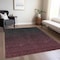 Homeroots 5' X 8' Merlot And Charcoal Abstract Washable Indoor Outdoor Area Rug 588949 - alternate 2