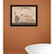 Homeroots Wash Room 1 Black Framed Print Bathroom Wall Art 415300 - alternate 2
