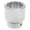 Performance Tool 3/4 in. Dr. 42mm 12pt Socket, Fastener Rounding Reduction, Chrome Vanadium W34842 - alternate 1